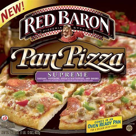 Red Baron Pepperoni Pan Pizza Nutrition Facts | Besto Blog