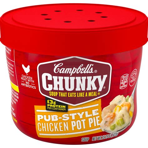 Campbell's Chunky Soup, Ready to Serve Pub-Style Chicken Pot Pie Soup ...