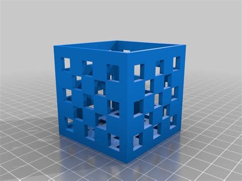 Simple box with pattern by Wolfgang Sagichnet | Download free STL model ...