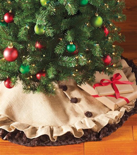 DIY Rustic Christmas Tree Skirt | JOANN