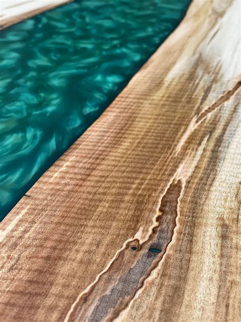 Epoxy River Desktop Epoxy Desk Resin Island top. | Etsy