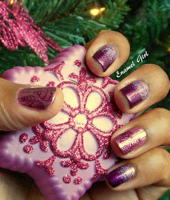 Enamel Girl: Christmas Decorations Mani