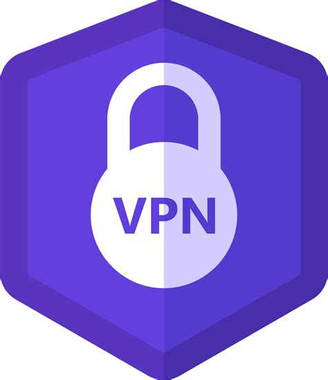 Vpn icon illustration with shield. Internet security shield sign in purple color. 12871605 PNG