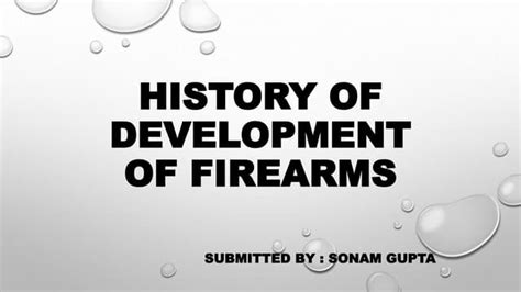 History of firearms | PPT