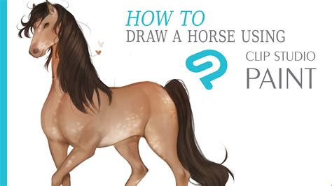 How To Draw A Mustang Horse Step By Step