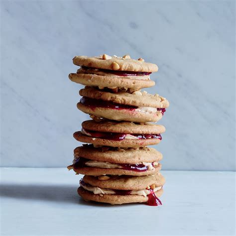 Peanut Butter and Jelly Sandwich Cookies Recipe - Tiffany MacIsaac ...