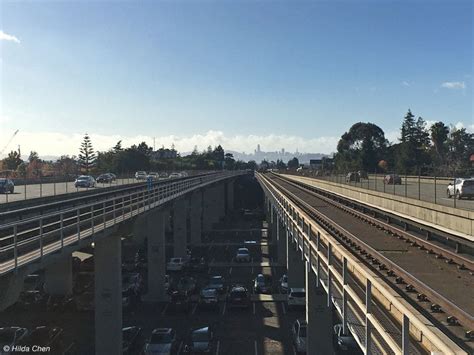 Rockridge Bart Station with San Francisco skyline | Bay area rapid transit, San francisco ...