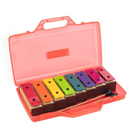 Set of 8 chime bars with case – Percussion Plus