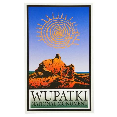 Wupatki NM Logo Sticker - WNPA | National Park Store