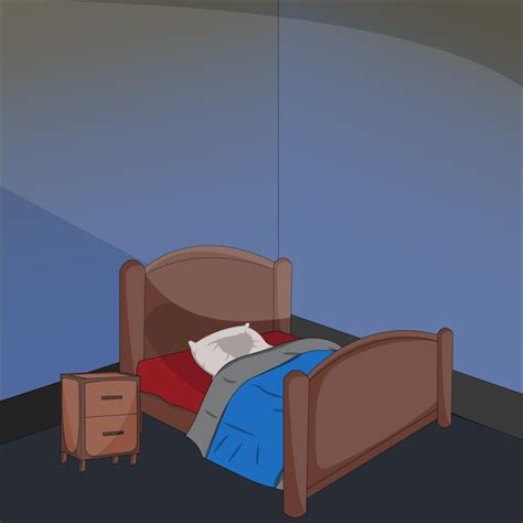 Premium Vector | Bedroom cartoon style vector illustration