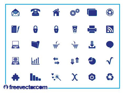 Icon Pack Vector Graphics Vector Art & Graphics | freevector.com