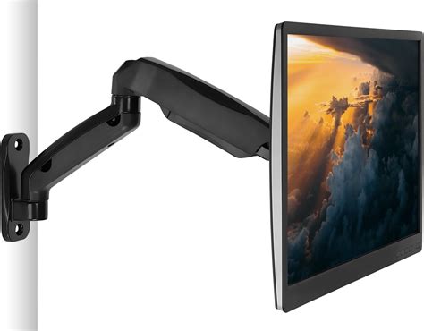 Mount-It! TV Monitor Wall Mount Arm | VESA Wall Mount Monitor Arm ...