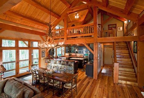 open concept cabin - Google Search | Small cottage house plans, Cottage ...