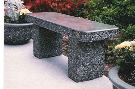 Concrete Park Benches | Memorial benches, Mystic garden, Concrete bench