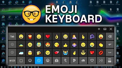 [PC] Windows 10 Emoji Keyboard 😀🤣😍🤓👸🍗🚑💘 - YouTube