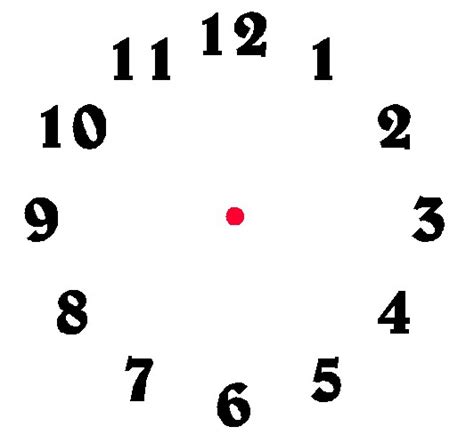 Clock Numbers Template - ClipArt Best