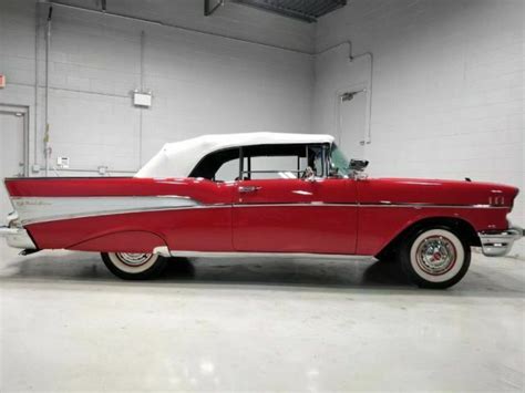 1957 Chevrolet Belair Convertible RED AVAILABLE NOW!! for sale ...