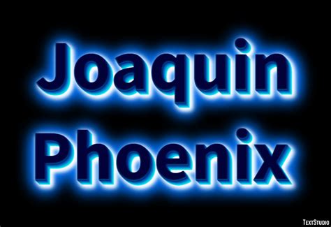 Joaquin Phoenix Text Effect and Logo Design Celebrity