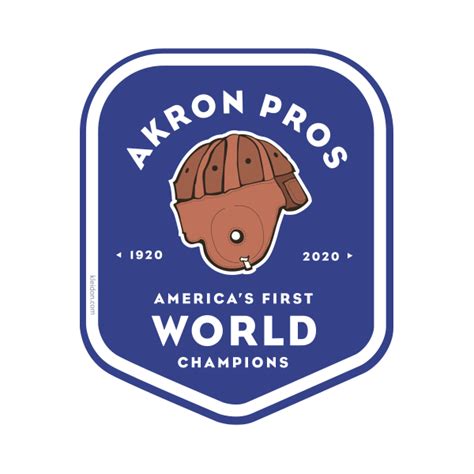 Akron Pros – World Champs Sticker | Kleidon