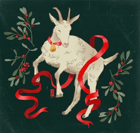 yule goat by aengelix on DeviantArt