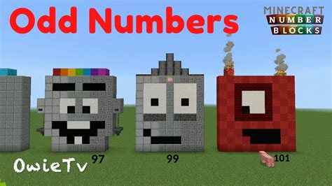 Odd Numbers Song | Skip Counting Songs for Kids | Minecraft Numberblocks Counting Songs - YouTube