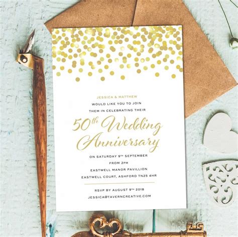 Anniversary Party Invitation Template Database