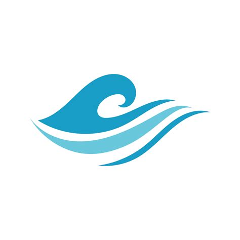 Water wave beach logo symbol - MasterBundles