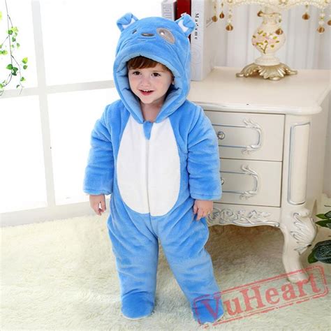 Winter Onesies - Baby Blue Puppy Onesie Costume - Kigurumi Onesies