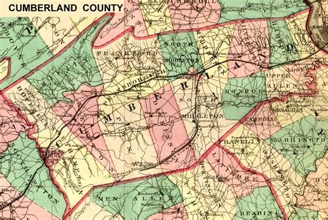 Cumberland County, Pennsylvania: Maps and Gazetteers