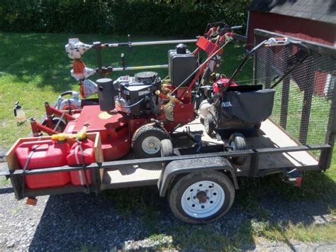 Efficiency mowing setup - small truck / trailer with PICS ...