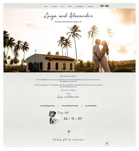 Gorgeous Wedding Website Examples for 2022