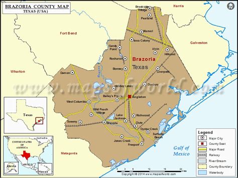 Map Of Brazoria County Texas | secretmuseum