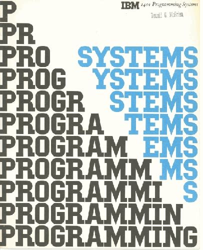 IBM 1401 Programming Systems | 102646282 | Computer History Museum