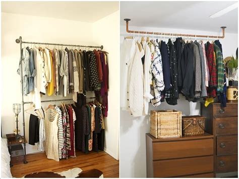 7 Cool and Clever Alternatives to a Closet | Шкаф в спальне ...