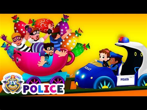 ChuChu TV Police Rail Road Chase Episode - ChuChu TV Police Fun ...