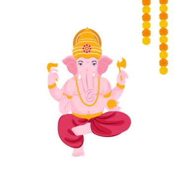 Lord Ganesha Hindu God Vector Colorful Illustration Painting, Lord ...