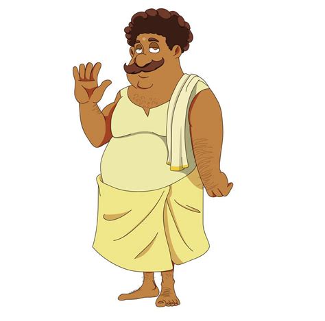 need an image of an Indian cartoon character from Kerala | Freelancer