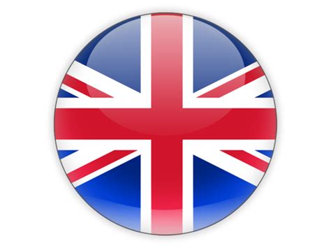 Round icon. Illustration of flag of United Kingdom