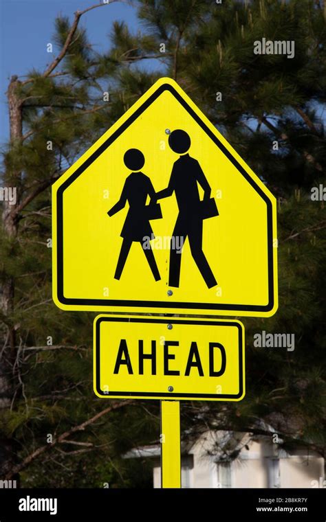 School Crossing Sign High Resolution Stock Photography and Images - Alamy