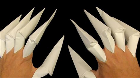 Origami Pençe Yapımı (How To Make Origami Claws) - YouTube