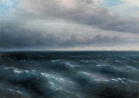 Black Sea (A storm begins to play on the Black Sea) — Ivan Konstantinovich Aivazovsky