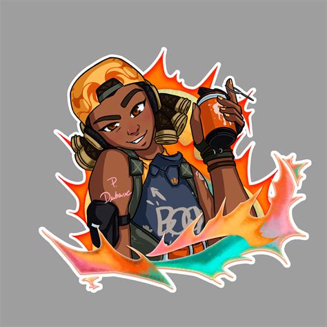 ArtStation - Raze Valorant Sticker