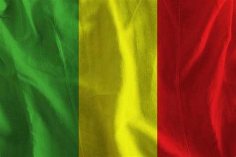 Mali flag with texture 45945644 Stock Photo at Vecteezy