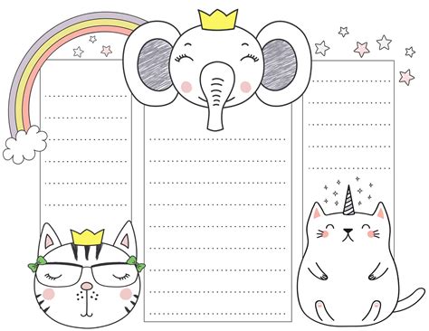 FREE adorable DIY cute planners and planner stickers