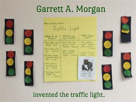 Printable Garrett Morgan Traffic Light - Printable Word Searches