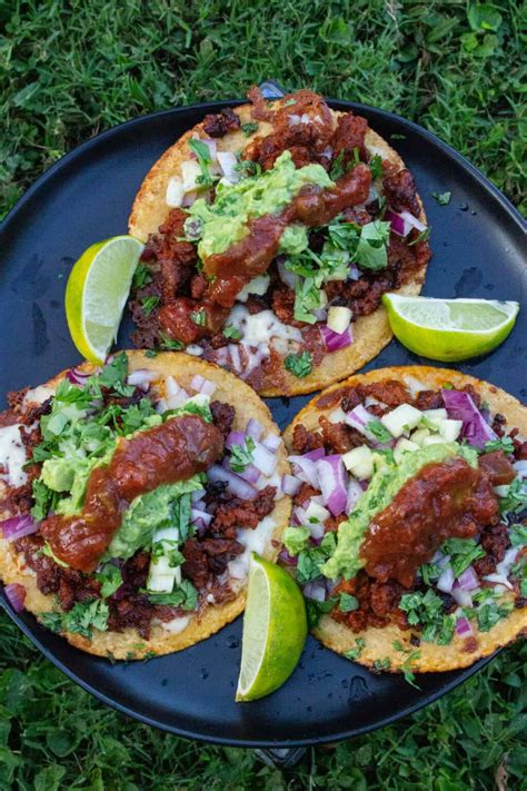 Mexican Chorizo Tacos - Over The Fire Cooking