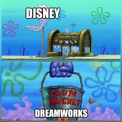 Krusty Krab Vs Chum Bucket Latest Memes - Imgflip