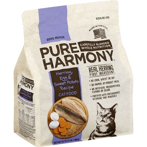 Pure Harmony Cat Food, Herring, Egg & Sweet Potato Recipe | Cat Food ...