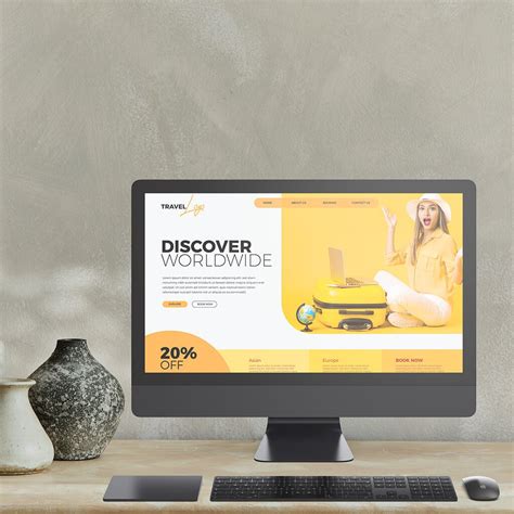 Free AD Mockup PSD Template