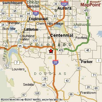 Lone Tree, Colorado Area Map & More